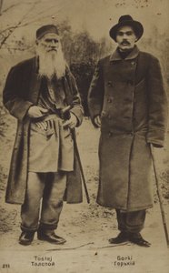 Auteurs russes Léon Tolstoï et Maxime Gorki, 1900 - Sophia Andreevna Tolstaya